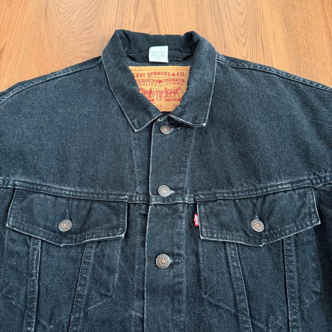希少サイズ◎ 90s リーバイス 70598 ブラック デニムジャケット