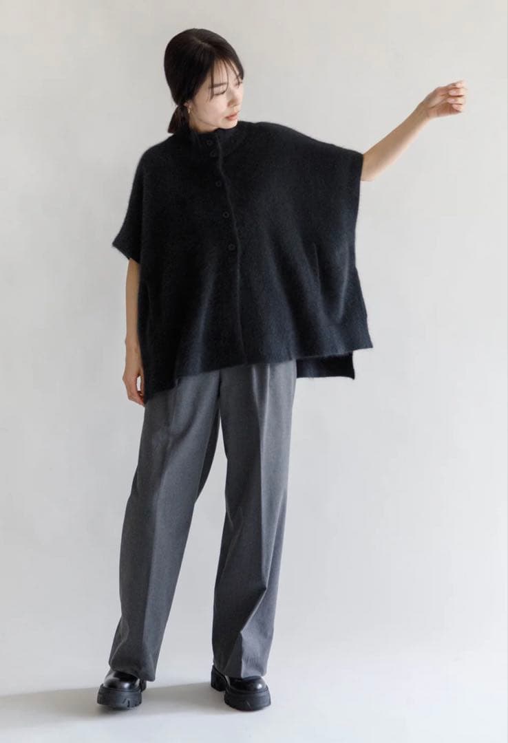 【極美品】CT.plage ラクーン ポンチョ CT23338