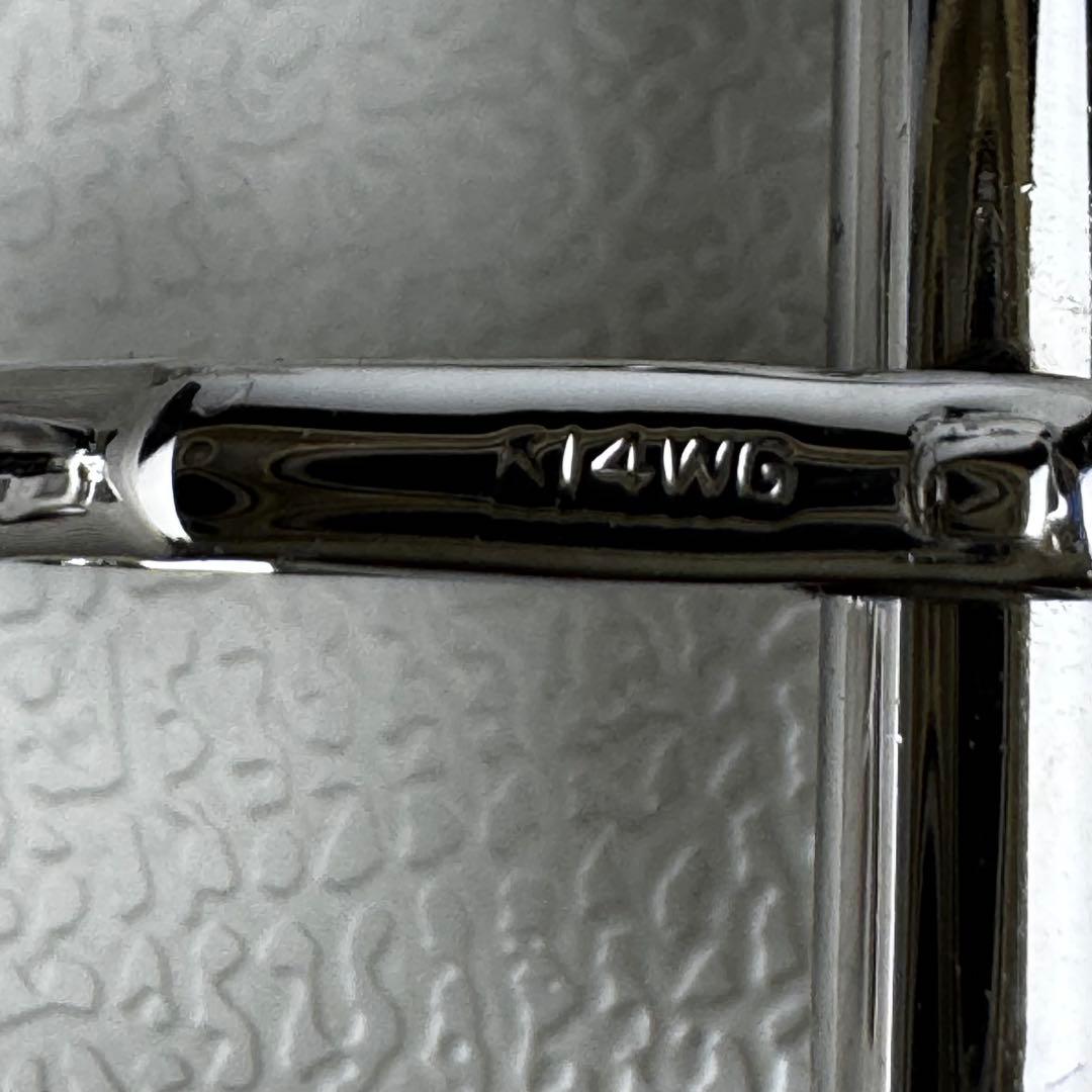 K14WG パール　カフス　タイピン　セット　パール8.0mm