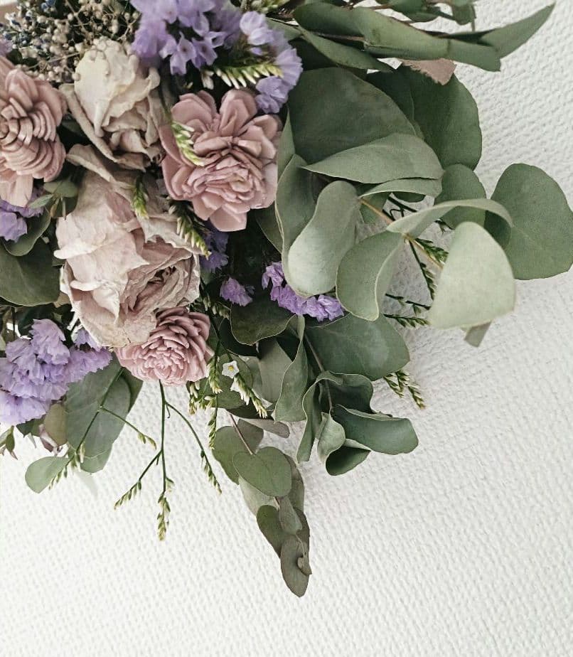 ♡・*.punchan‪‪‪.*¨̮・ドライフラワースワッグ&リース♡