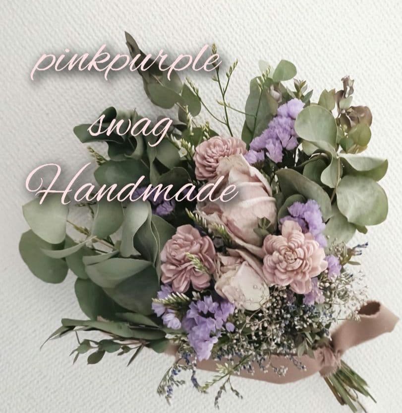 ♡・*.punchan‪‪‪.*¨̮・ドライフラワースワッグ&リース♡