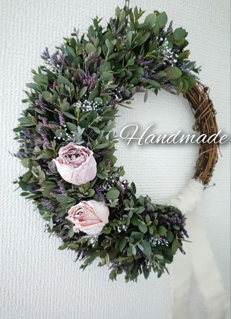 ♡・*.punchan‪‪‪.*¨̮・ドライフラワースワッグ&リース♡