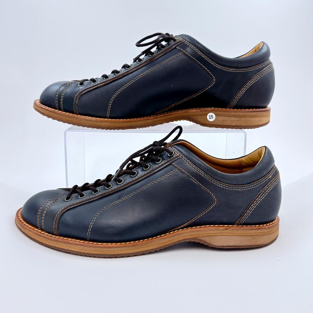 【新品同様品】リーガル レザー モンキー 紺 25cm NC3E66CR