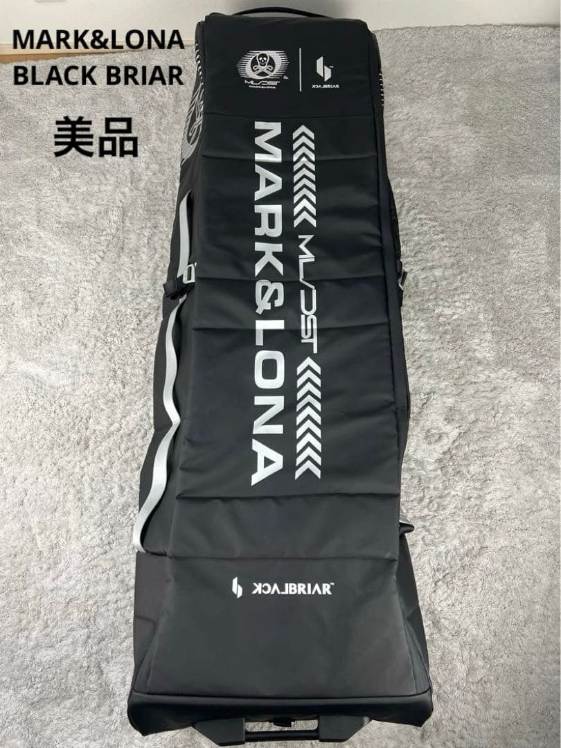 MARK&LONA ×BLACK BRIAR キャディバッグケース ブラック