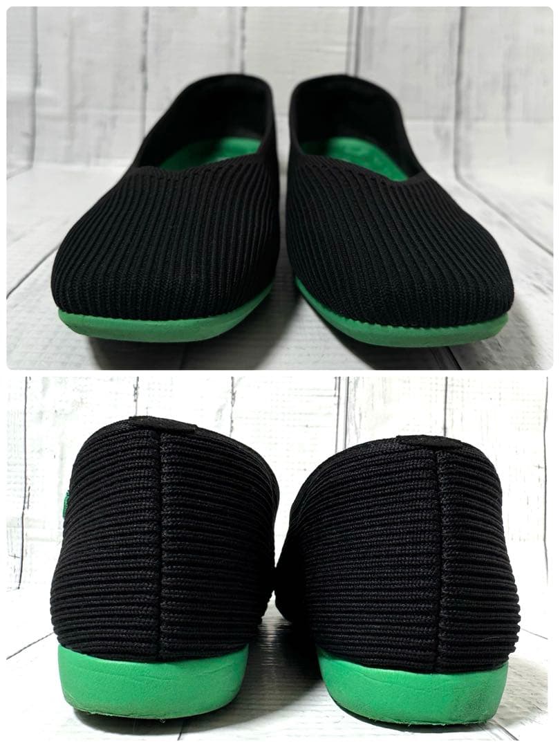 【yuu88】美品VIVAIA ビバイア スクエアトゥ 超軽量 フラット