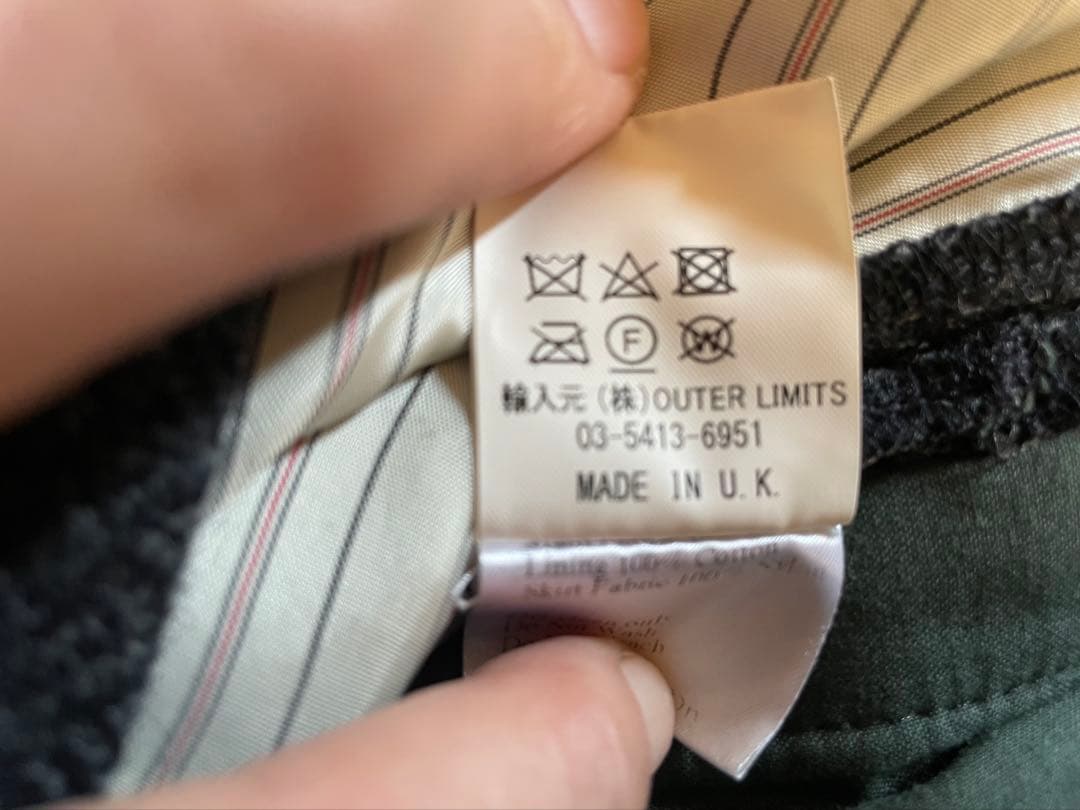 Nigel Caburn 34インチ ファームパンツMoon社製 ウール