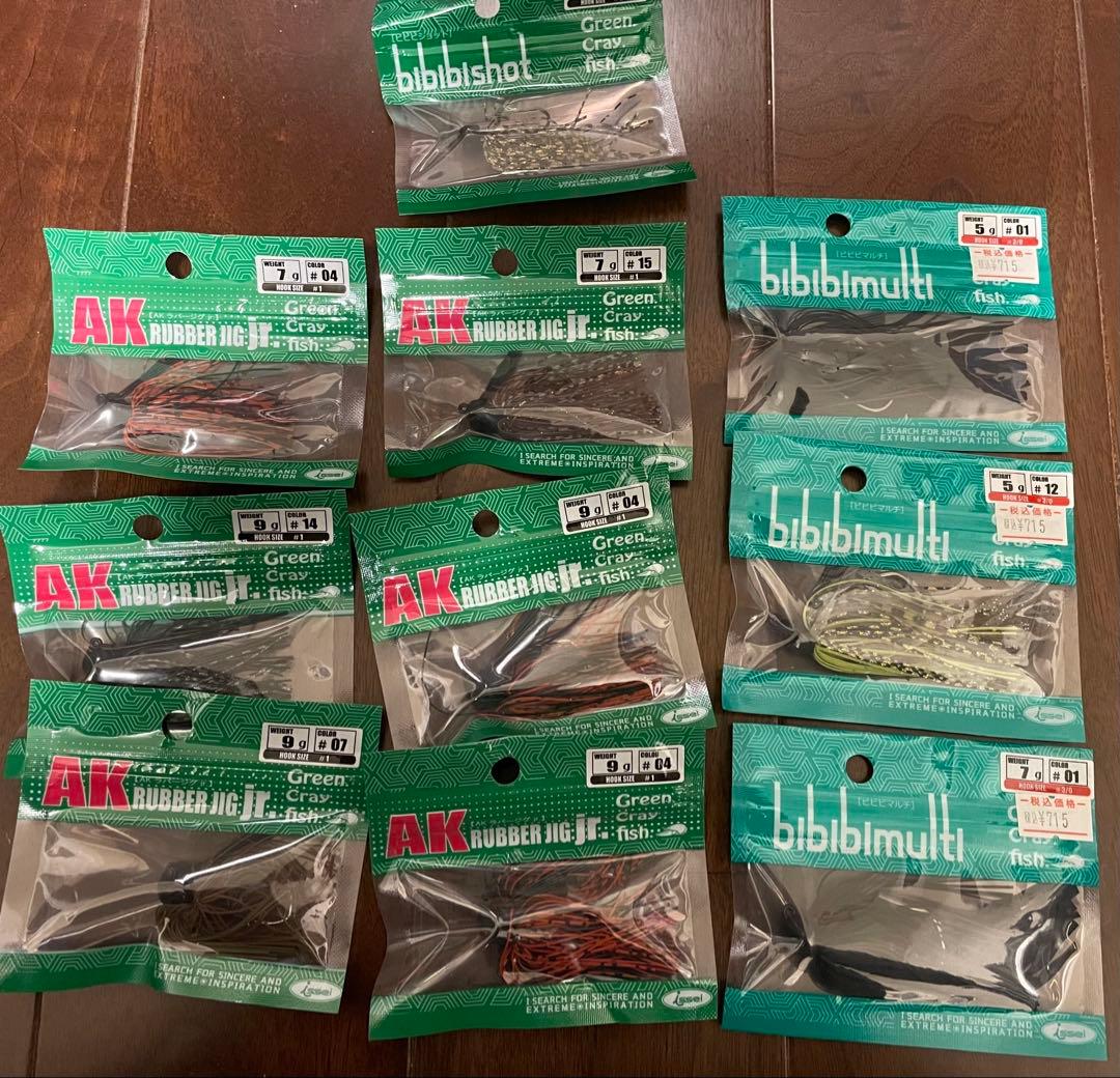 バスフィッシング用 / ラバージグ・スイムジグ 28セット & ワーム 7セット