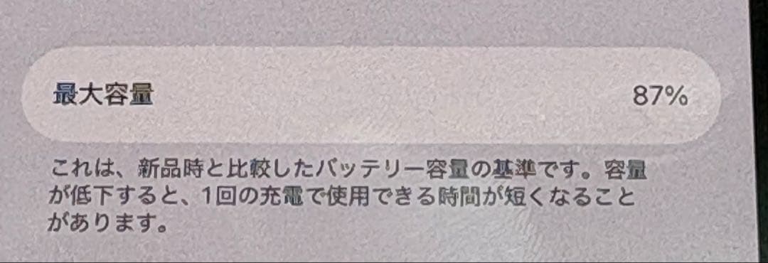 iPhone14 ホワイト　本体のみ　バッテリー最大容量87%