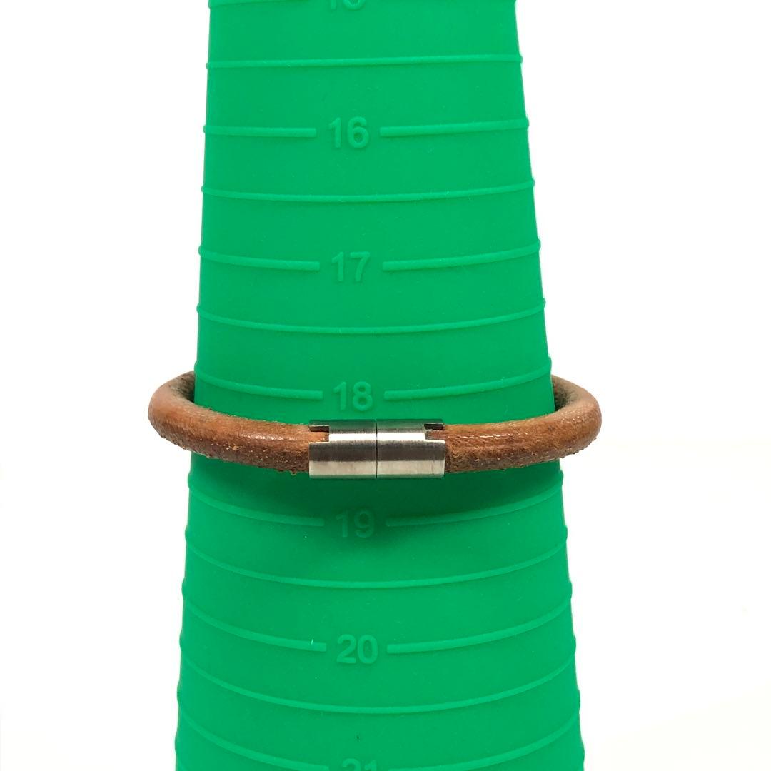 エルメス　ブレスレット　イオタ　レザー　バングル　メンズ　レディース　箱付き