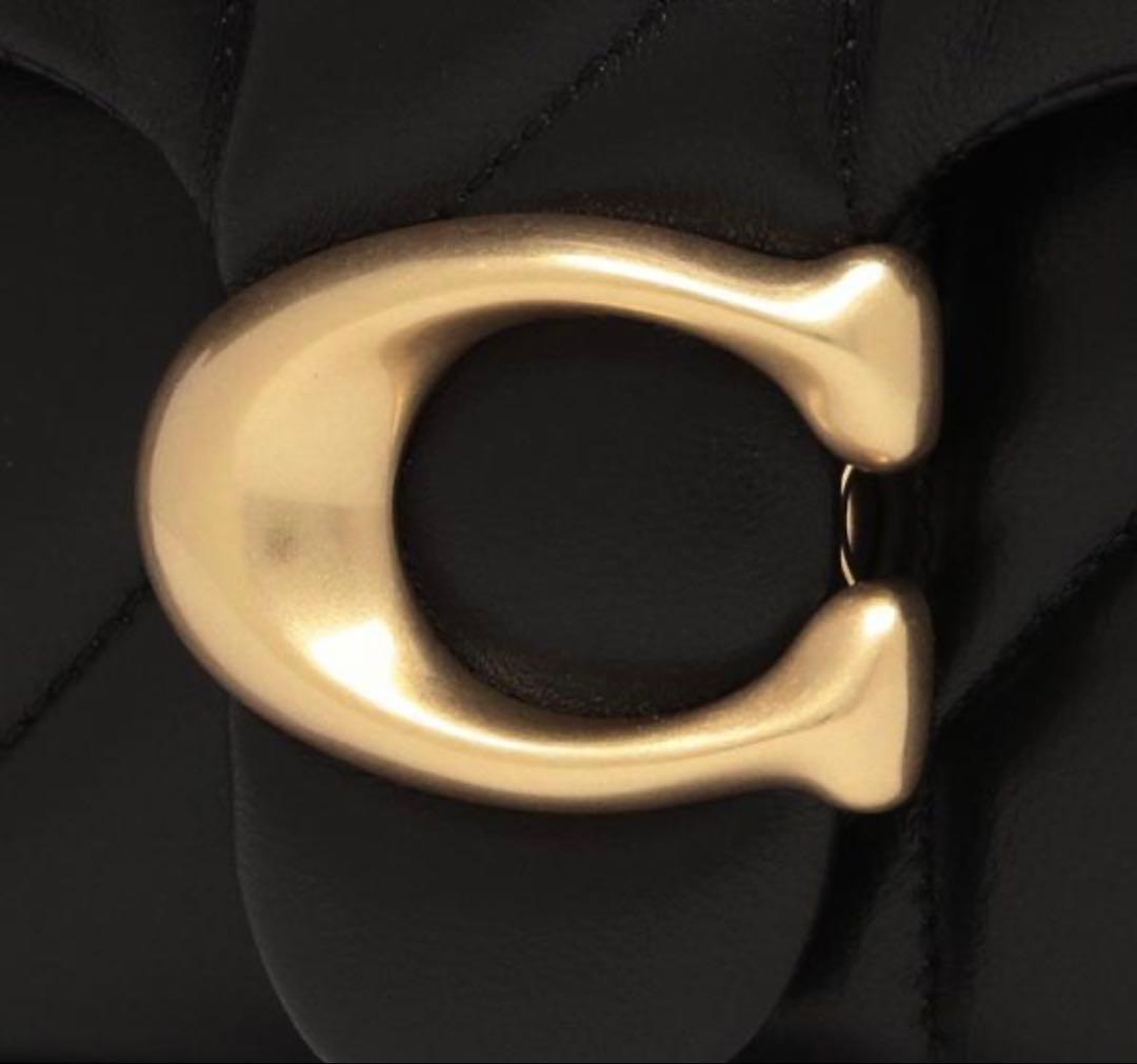 COACH CP149コーチ タビー ショルダー バッグ チェーン20 ブラック