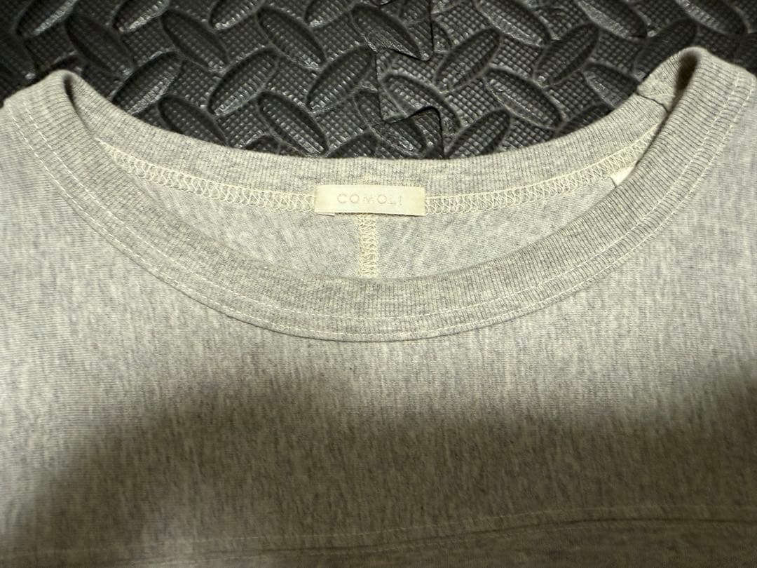 COMOLI ベースボールシャツ 19AW グレー サイズ1