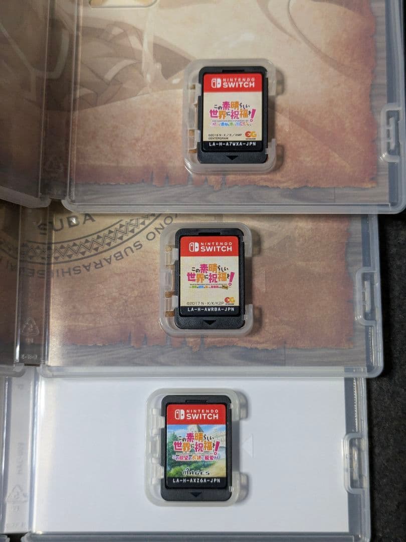 Switch この素晴らしい世界に祝福を！ 3セット