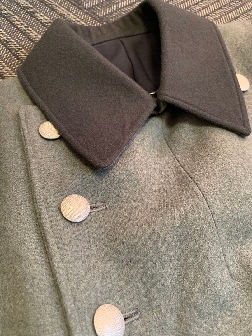 第二次世界大戦 ドイツ軍 エリート 青年軍 将官用 ウール ロングコート