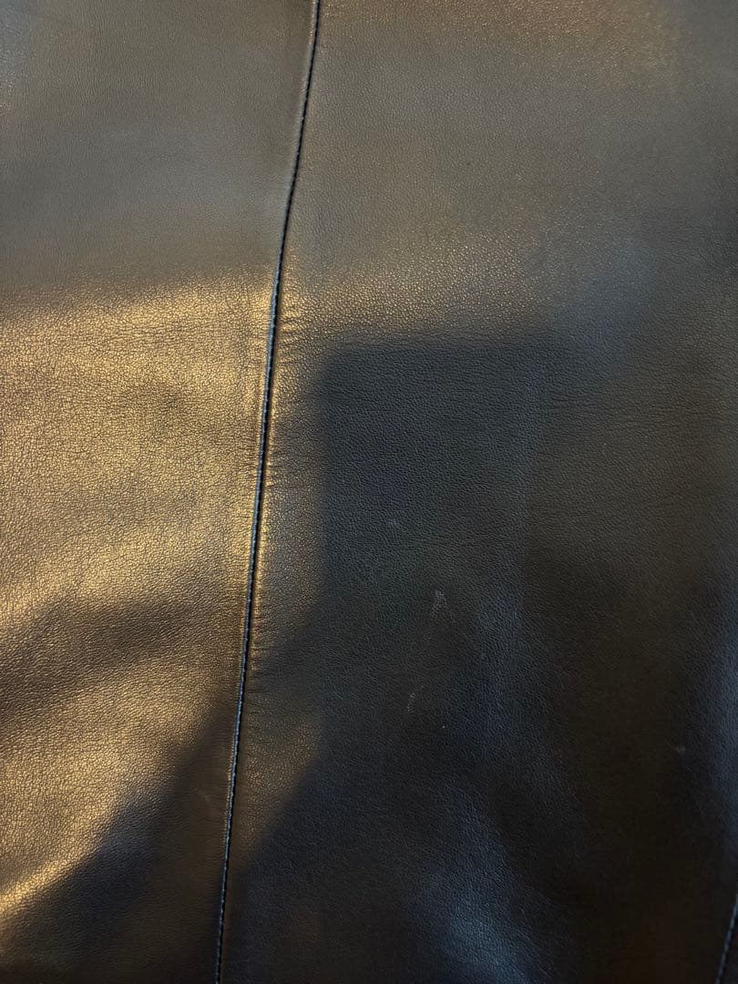 LOEWE レザー ブラックパンツ 38