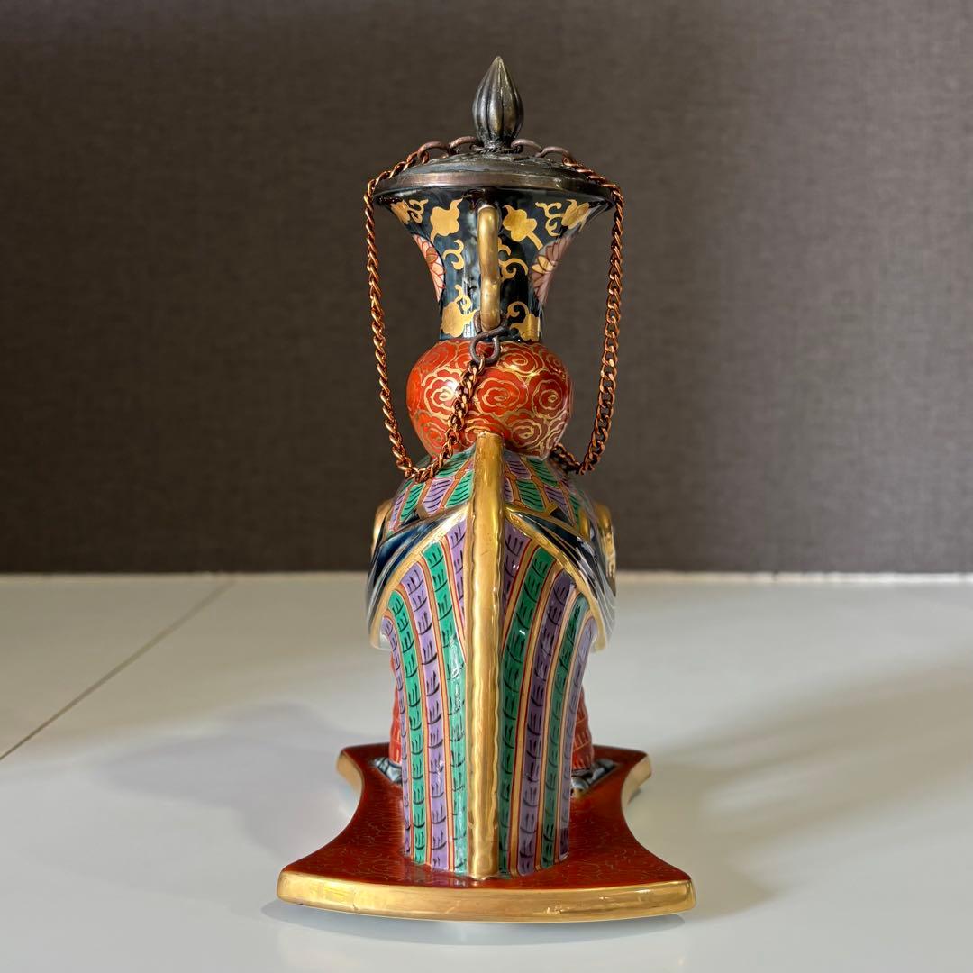 波佐見焼 林九郎窯 古伊万里様式 置物 伊万里焼 有田焼 希少 ヴィンテージ