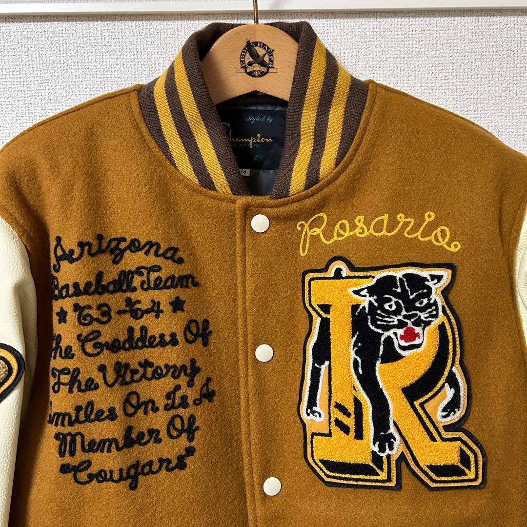 美品＊90s チャンピオン ヘインズ製 フルデコスタジャン 限定200着