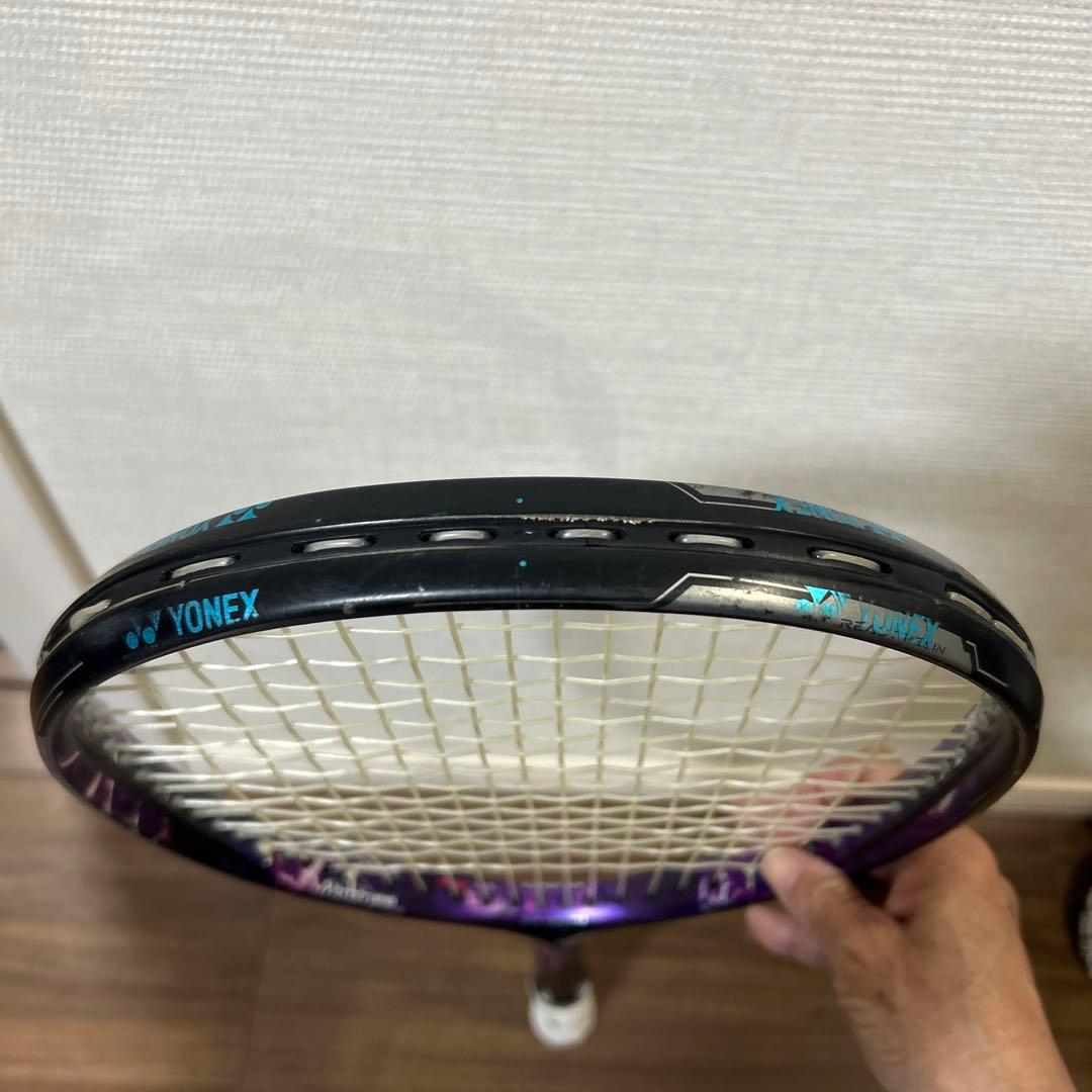 YONEX ソフトテニスラケット ジオブレーク80G ブラック/パープル