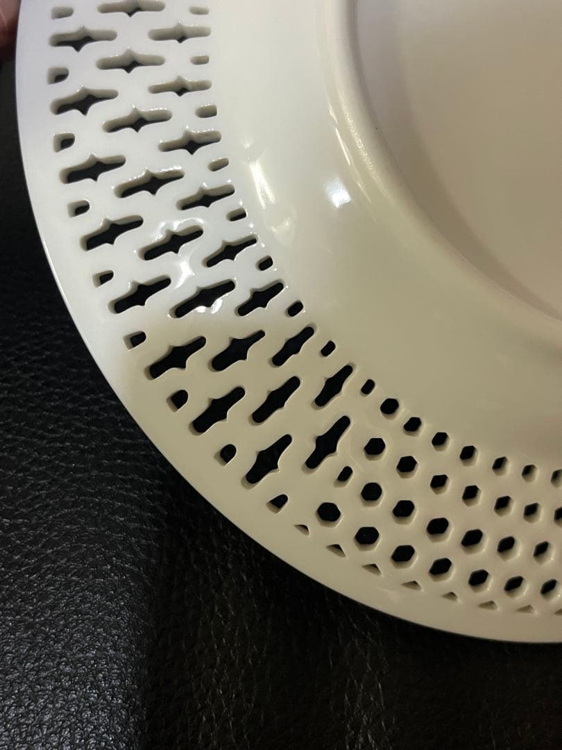 ヘレンド マカオグリーン 透かしプレート 21.5cm MAC 高級 超レア