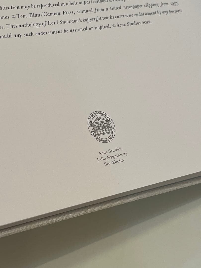 DON BLUE acne paper david bowie 希少品