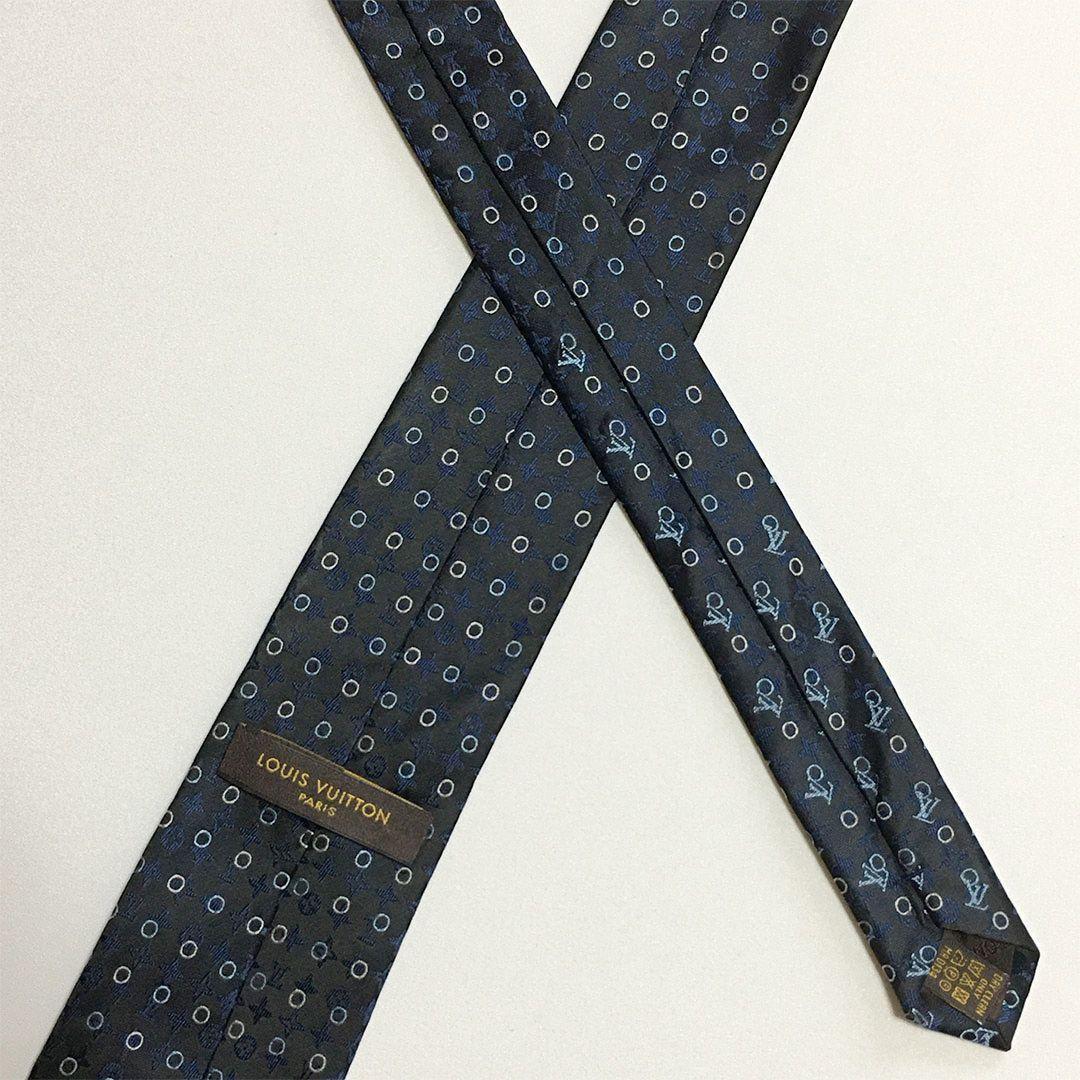 未使用級 ルイヴィトン Louis Vuitton ネクタイ モノグラム