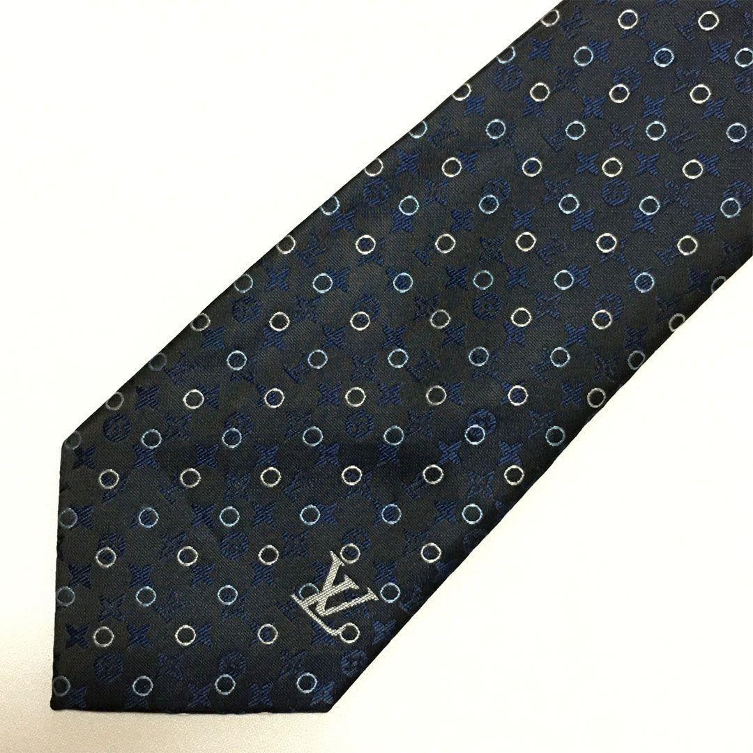 未使用級 ルイヴィトン Louis Vuitton ネクタイ モノグラム