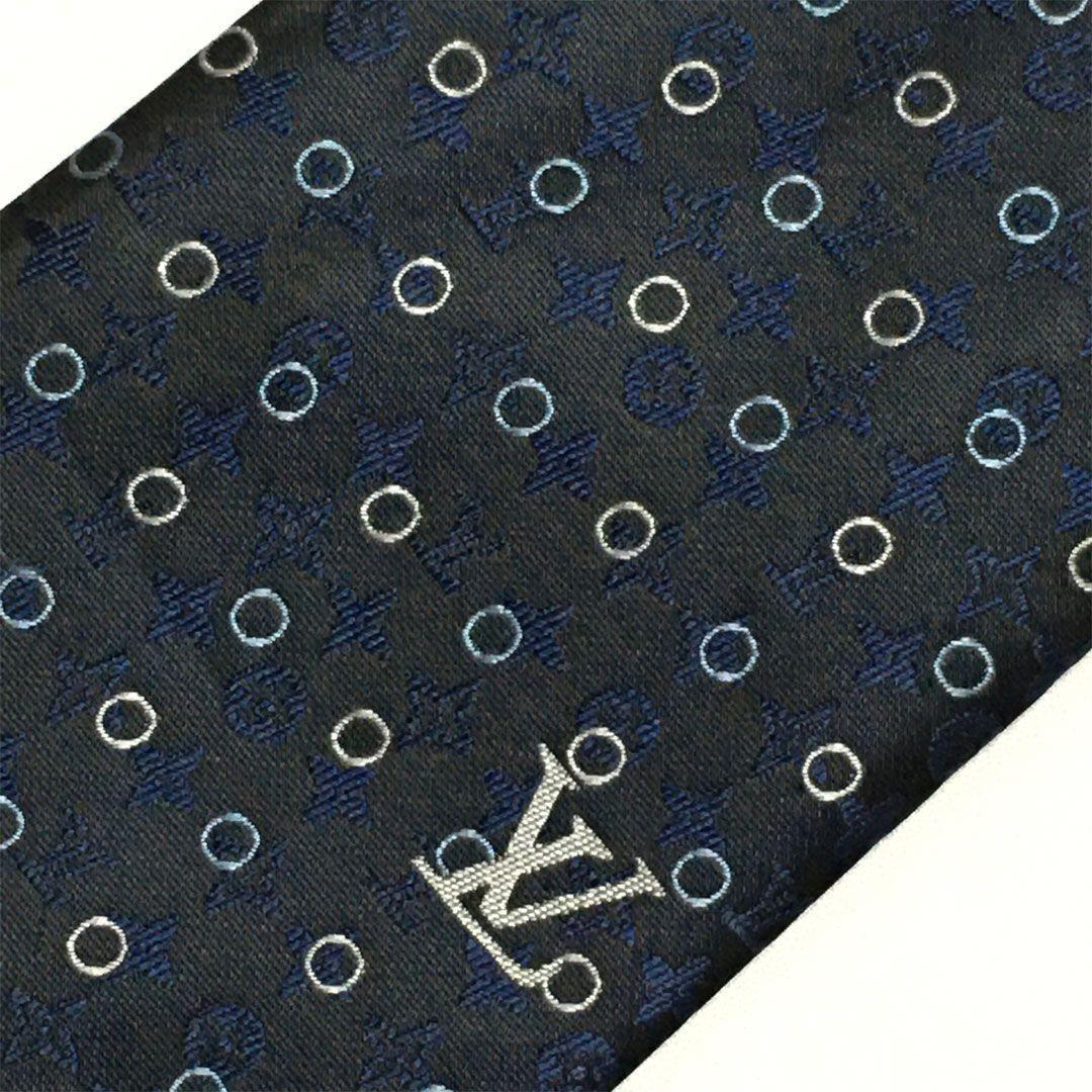未使用級 ルイヴィトン Louis Vuitton ネクタイ モノグラム