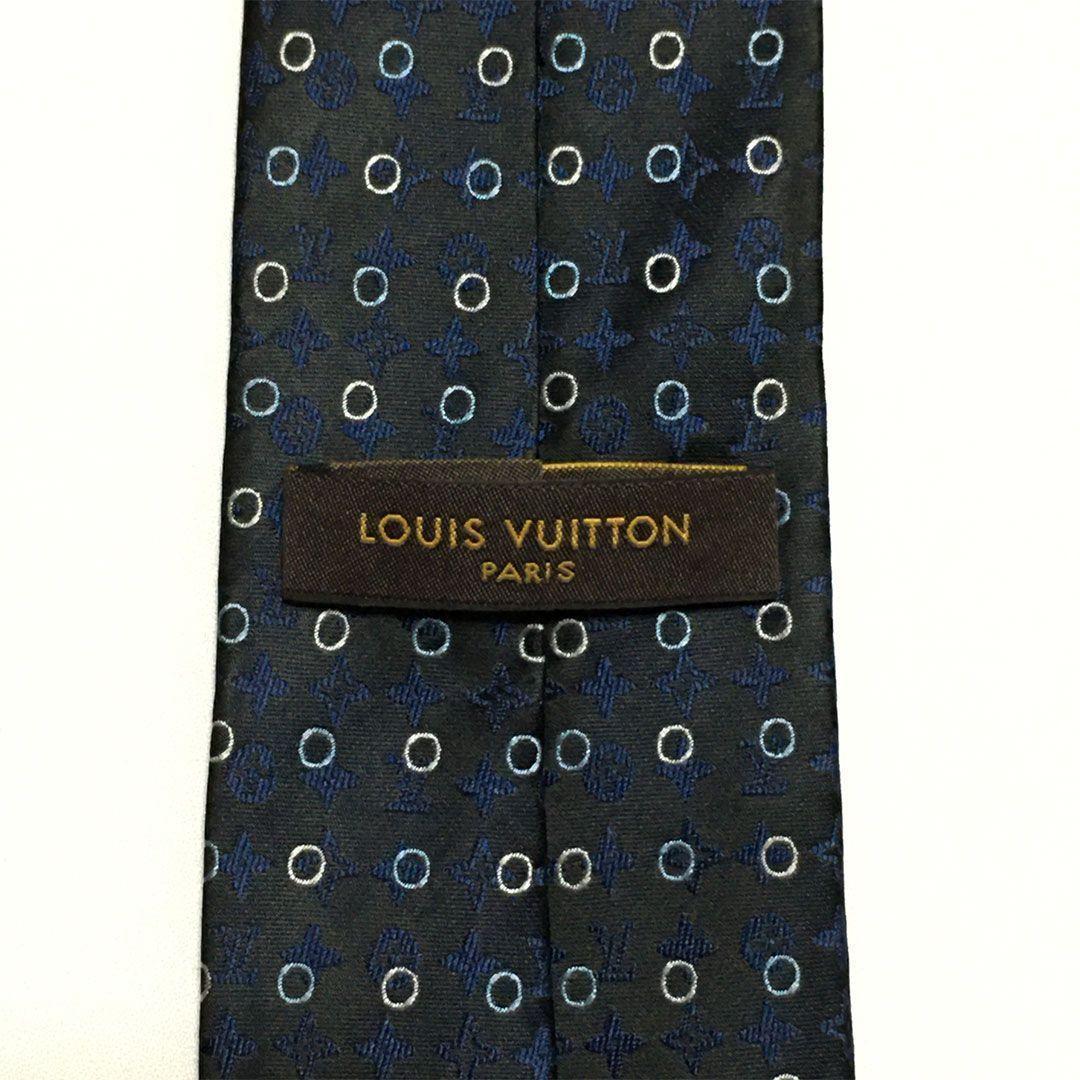 未使用級 ルイヴィトン Louis Vuitton ネクタイ モノグラム