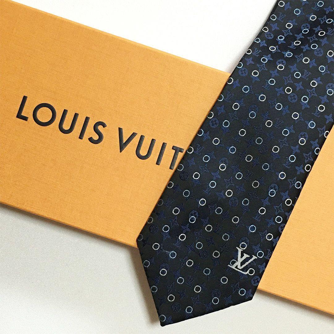 未使用級 ルイヴィトン Louis Vuitton ネクタイ モノグラム