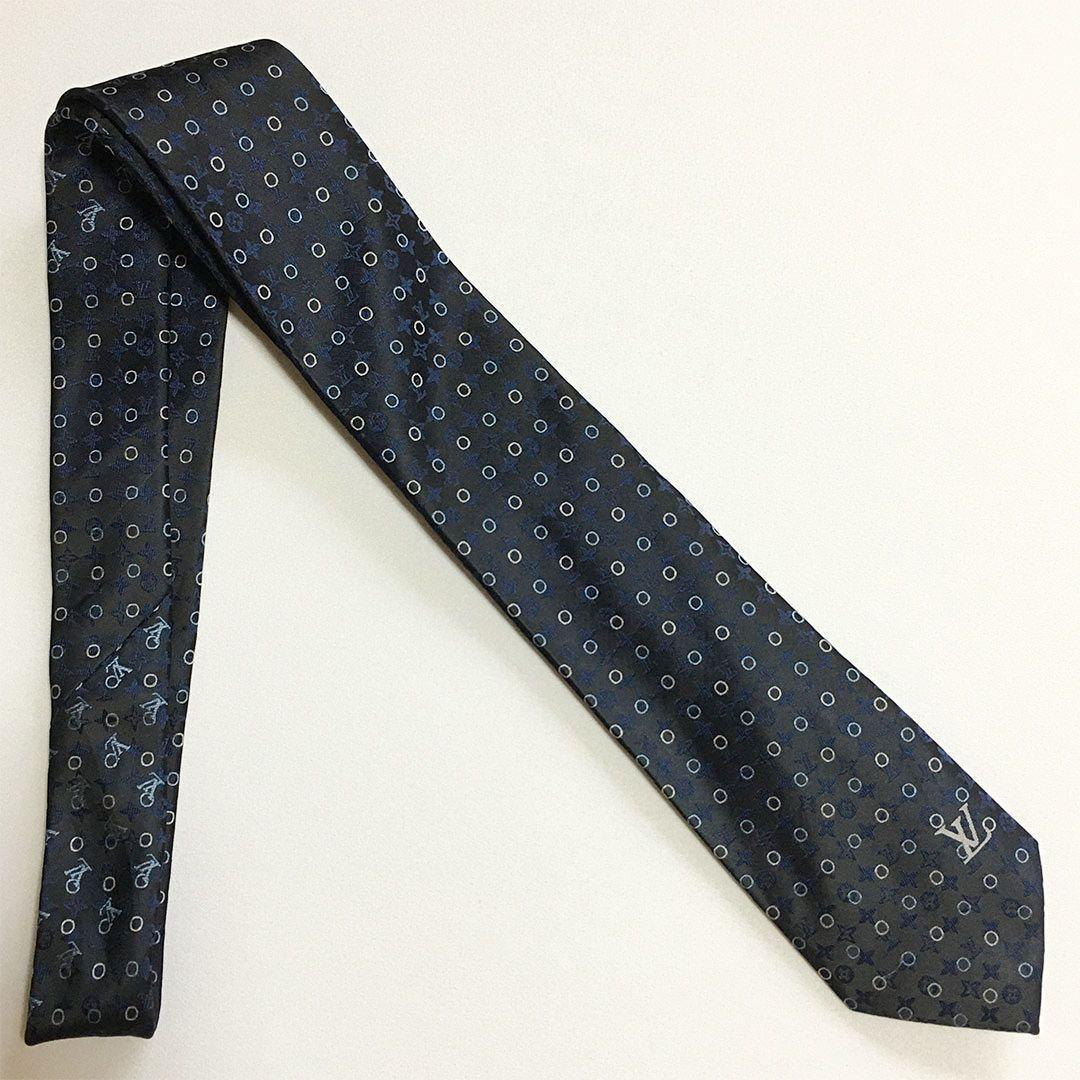 未使用級 ルイヴィトン Louis Vuitton ネクタイ モノグラム