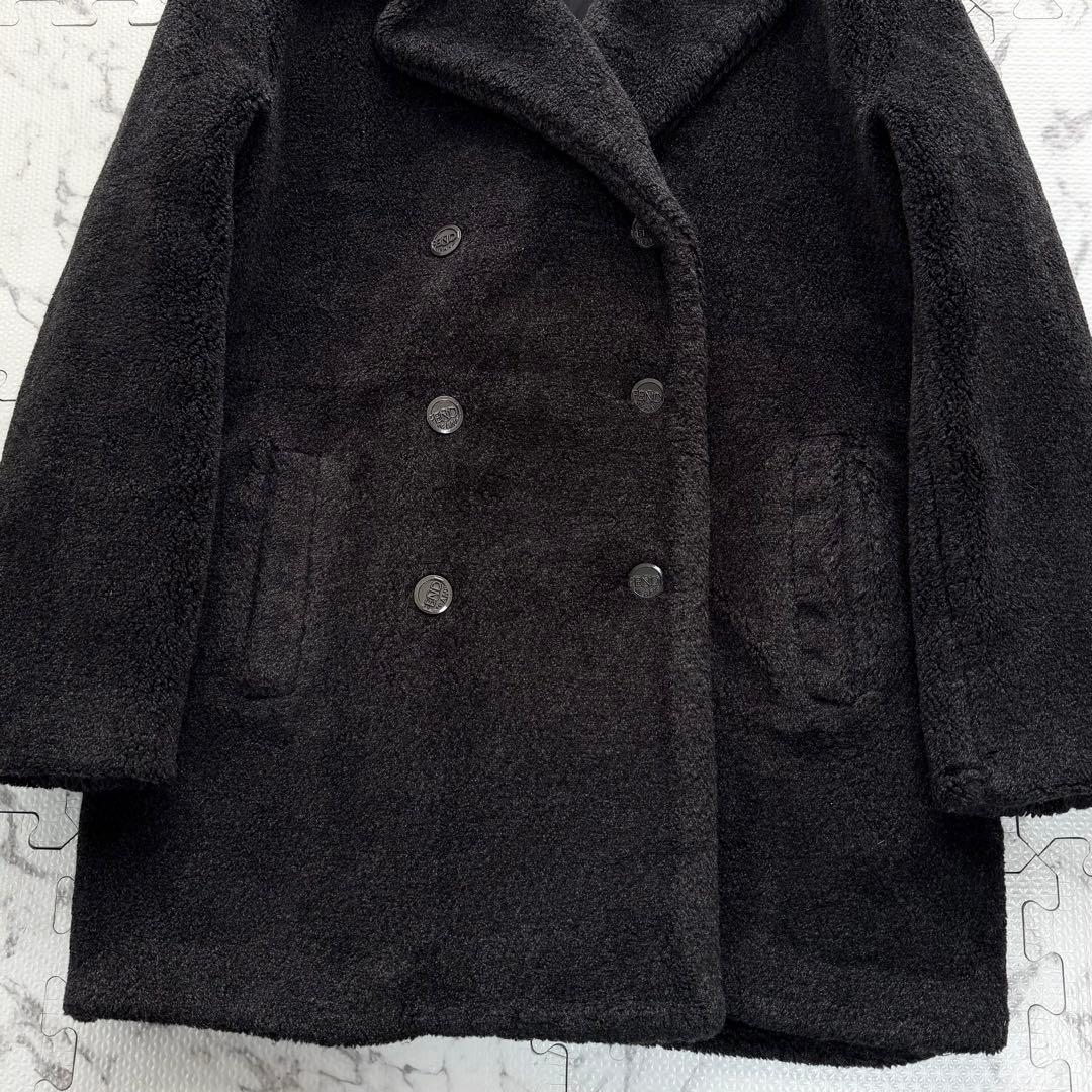 美品✨FENDI フェンディ テディベア ボア ダブルブレスト Pコート 40