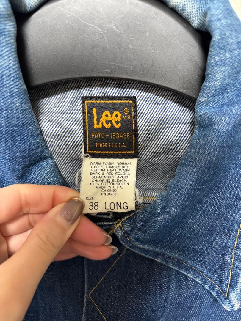 Lee デニムジャケット　80s〜90s USA製