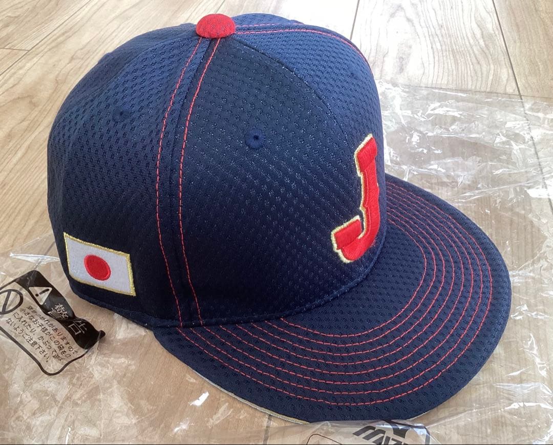 ミズノ　侍ジャパン　レプリカキャップ　WBC ストレートキャップ56~60cm