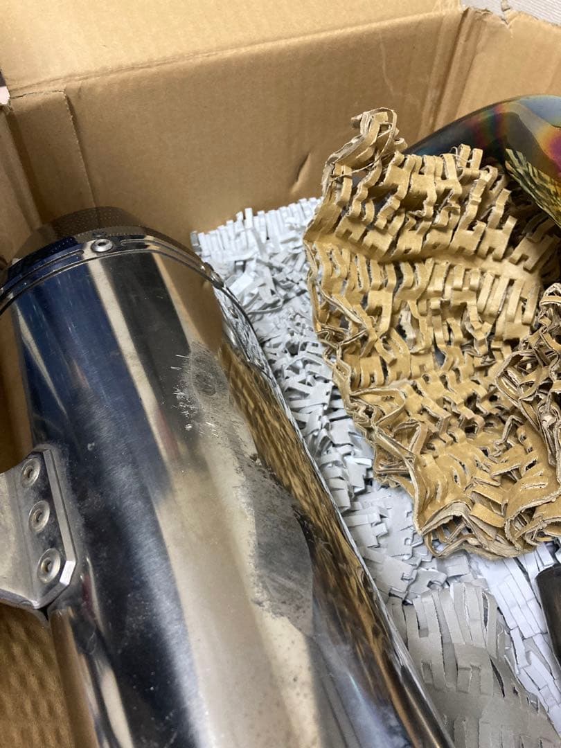 mt-07 フルエキチタンマフラー　リアルスペック　ガスレポ付属【ジャンク】