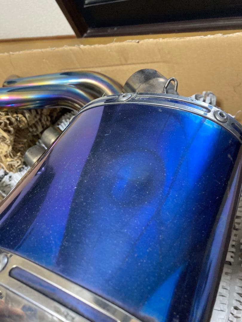 mt-07 フルエキチタンマフラー　リアルスペック　ガスレポ付属【ジャンク】