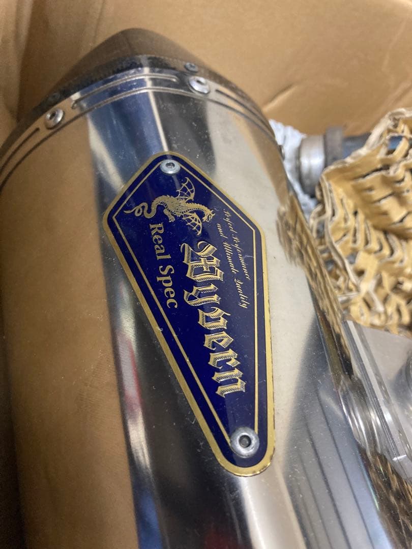 mt-07 フルエキチタンマフラー　リアルスペック　ガスレポ付属【ジャンク】