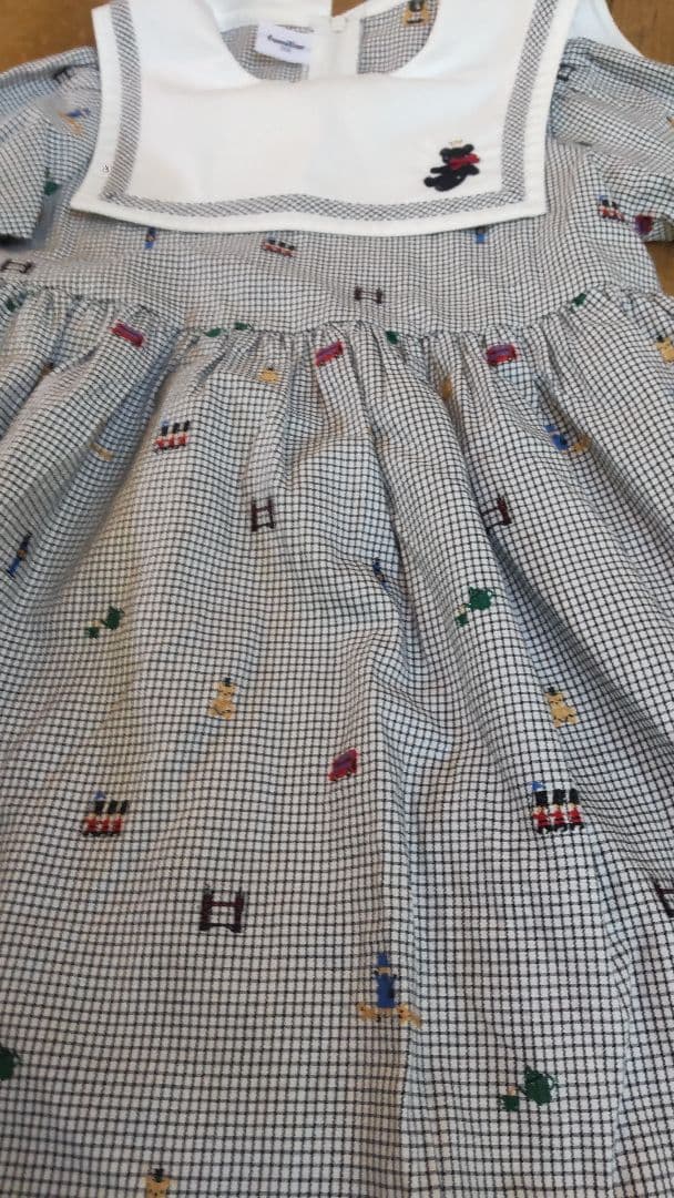 familiar セーラーカラー ワンピース 100・110cm セット 姉妹