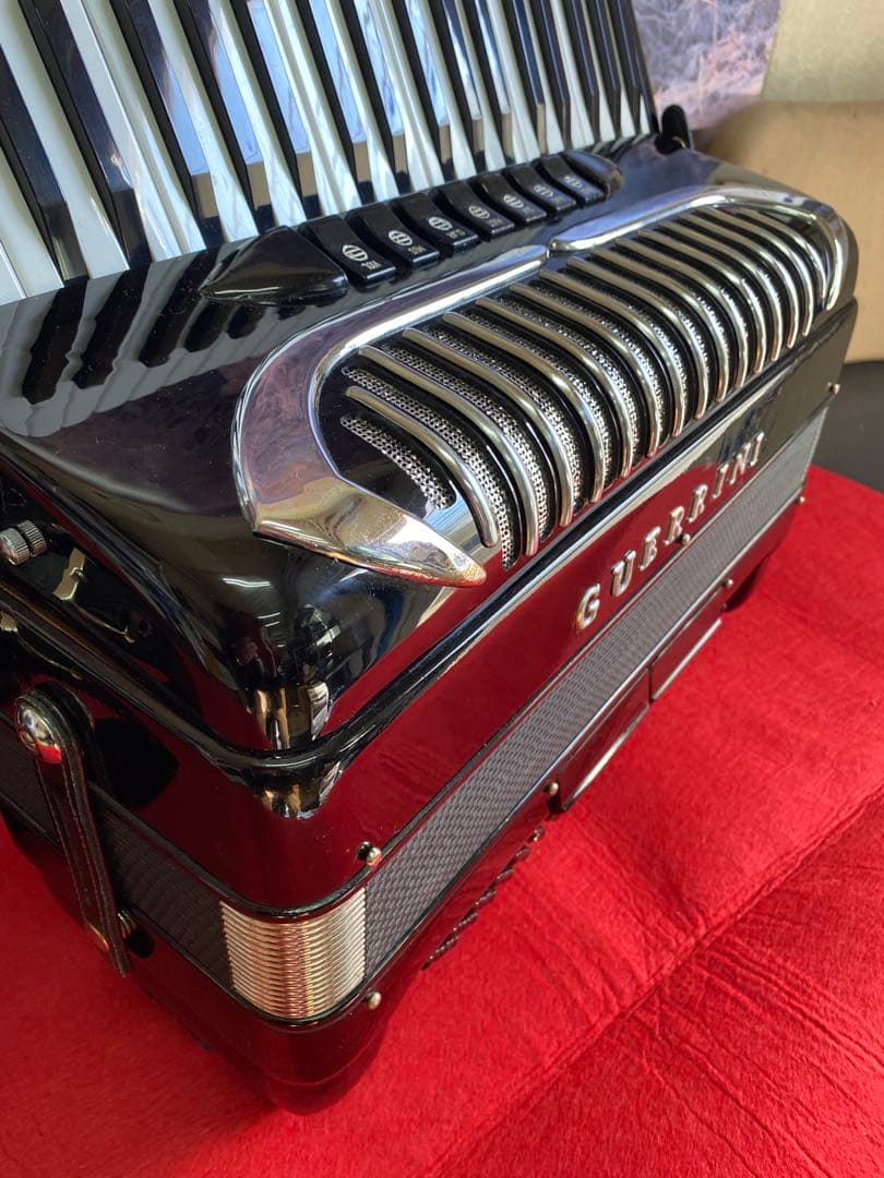 か*こ様 GHERRNI 41鍵軽量9.5kg赤蛇腹即演奏可能同じ型でも優れたリ