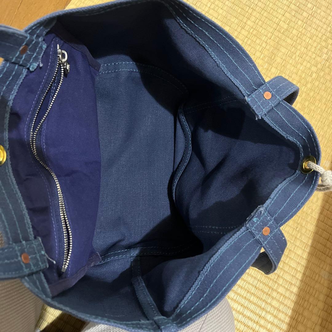 一澤信三郎帆布 青麻　牛乳カバン