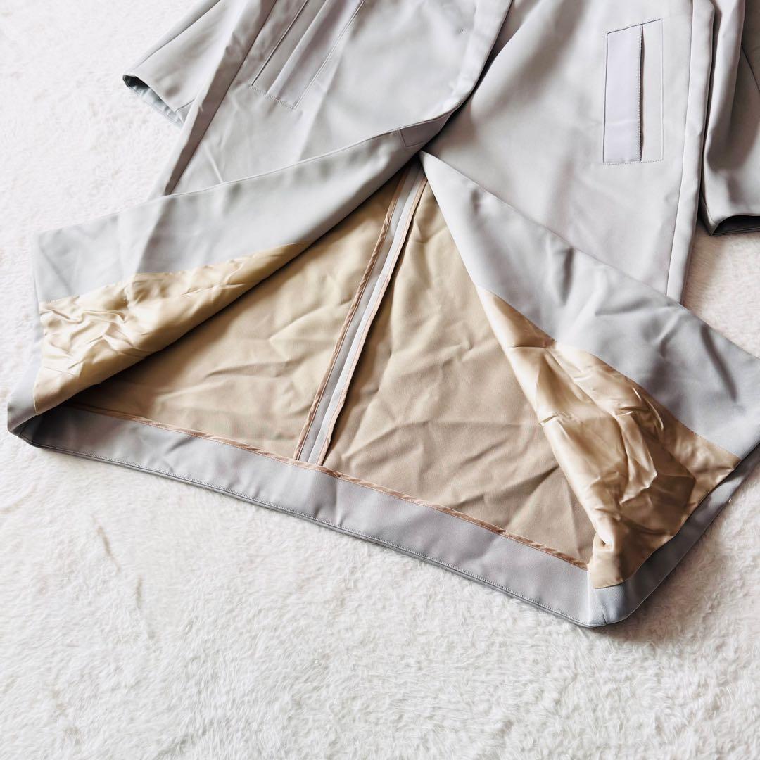 5232 【新品未使用】 アナイ ロングコート 38 グレー 定価91,300円