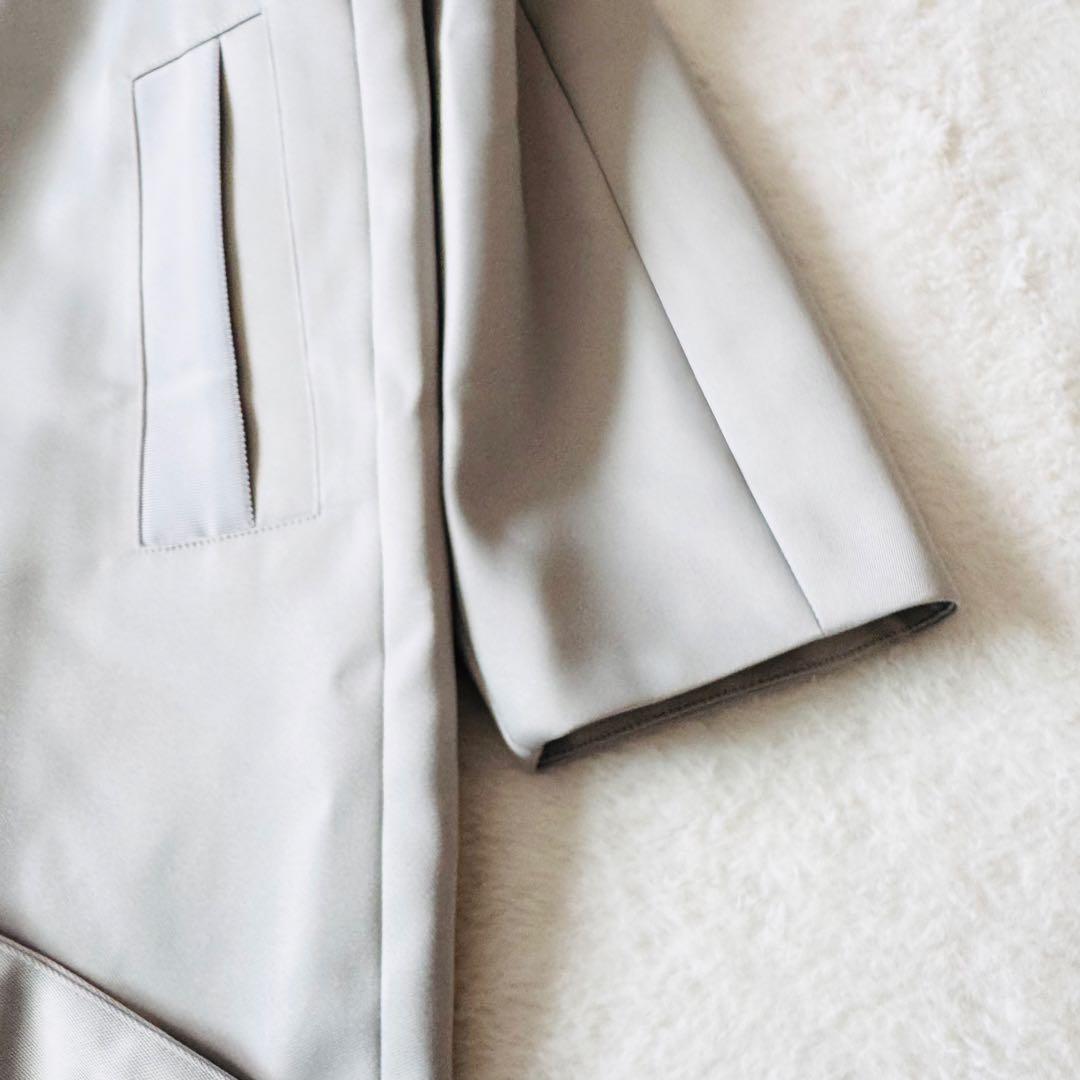 5232 【新品未使用】 アナイ ロングコート 38 グレー 定価91,300円