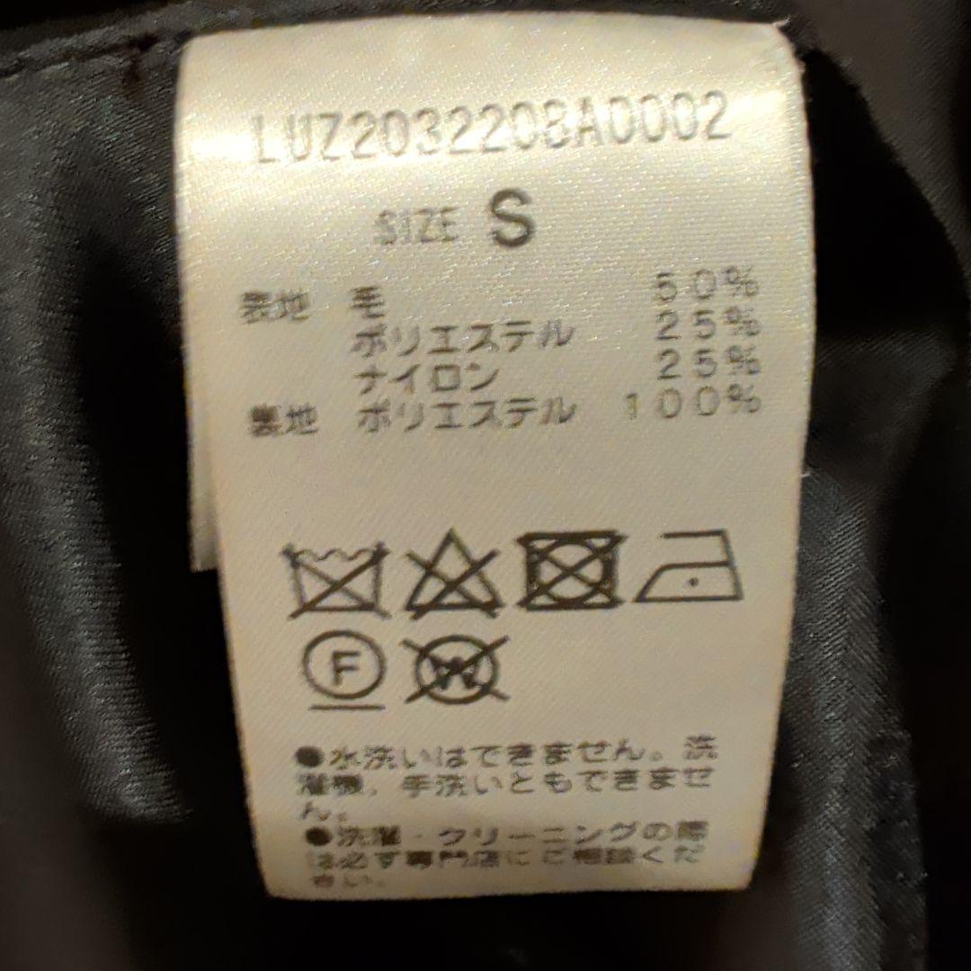 ​【美品】Lui's ハイクオリティ メルトンクラシックチェスターコート S