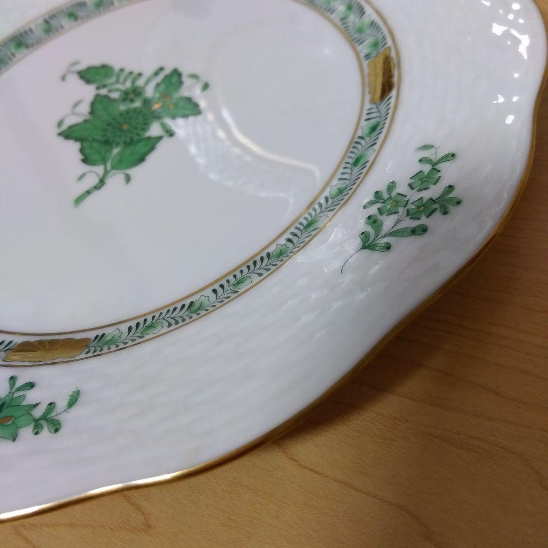 未使用品 HEREND　ヘレンド アポニー デザートプレート ペア2枚 19cm