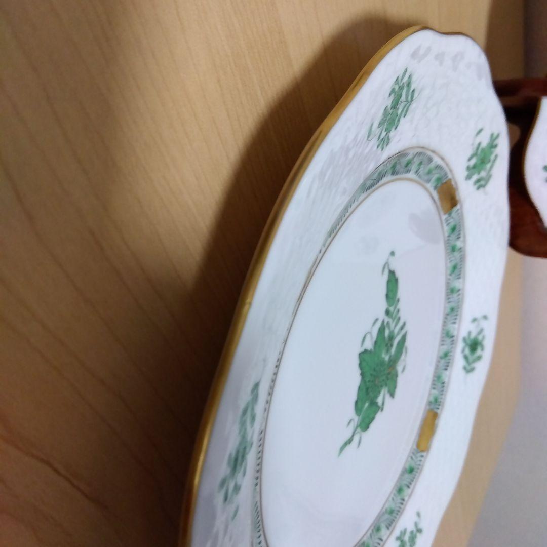 未使用品 HEREND　ヘレンド アポニー デザートプレート ペア2枚 19cm