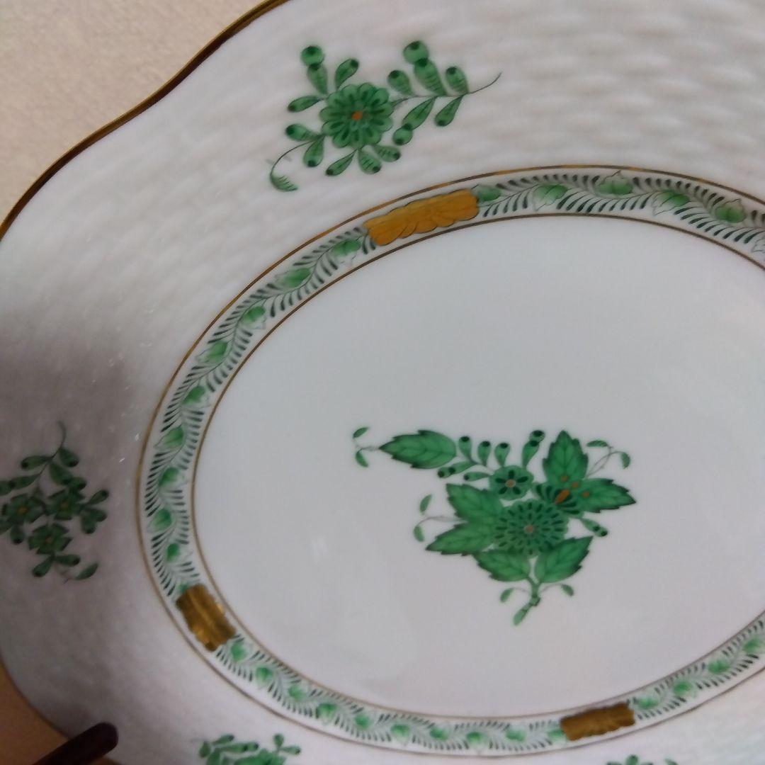 未使用品 HEREND　ヘレンド アポニー デザートプレート ペア2枚 19cm