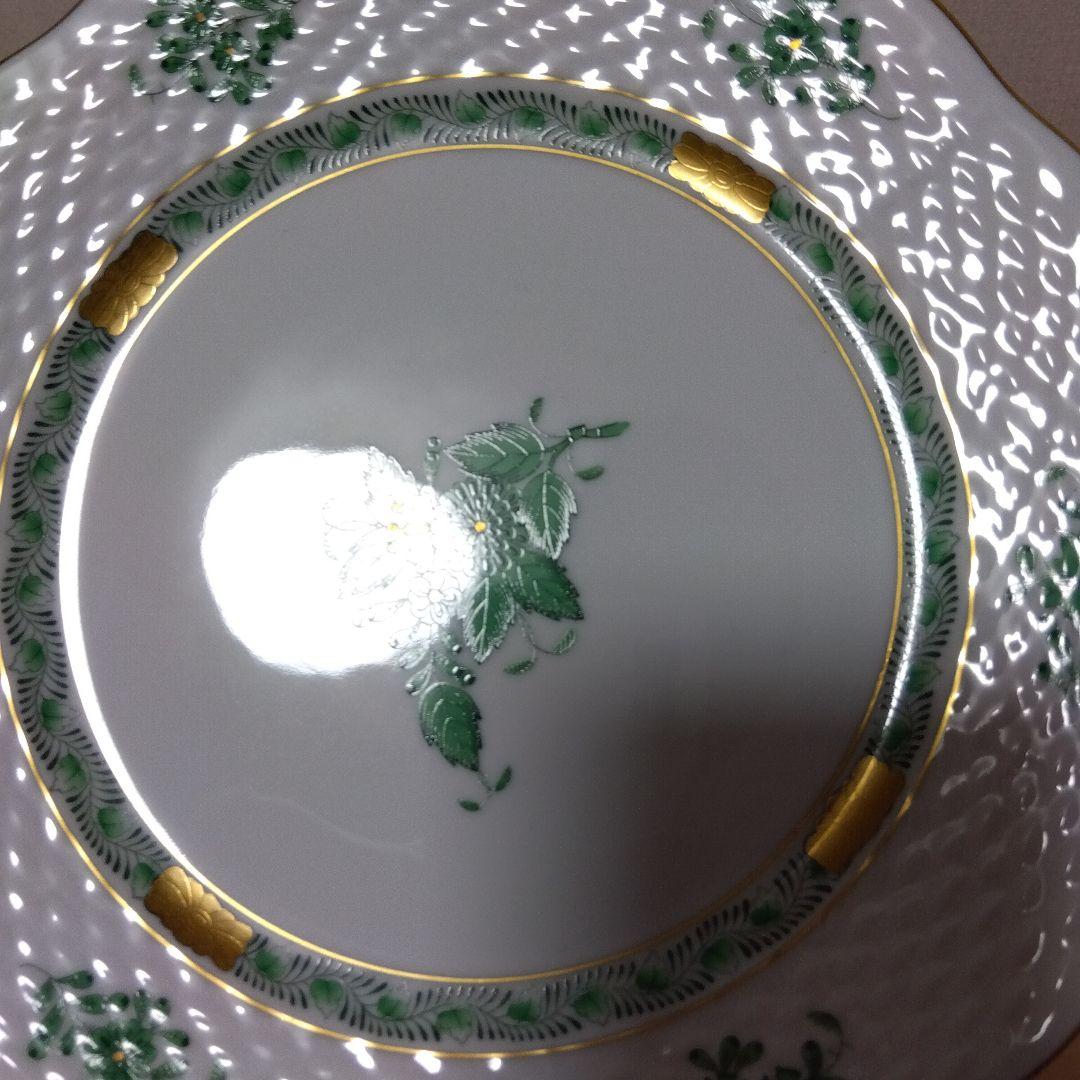 未使用品 HEREND　ヘレンド アポニー デザートプレート ペア2枚 19cm