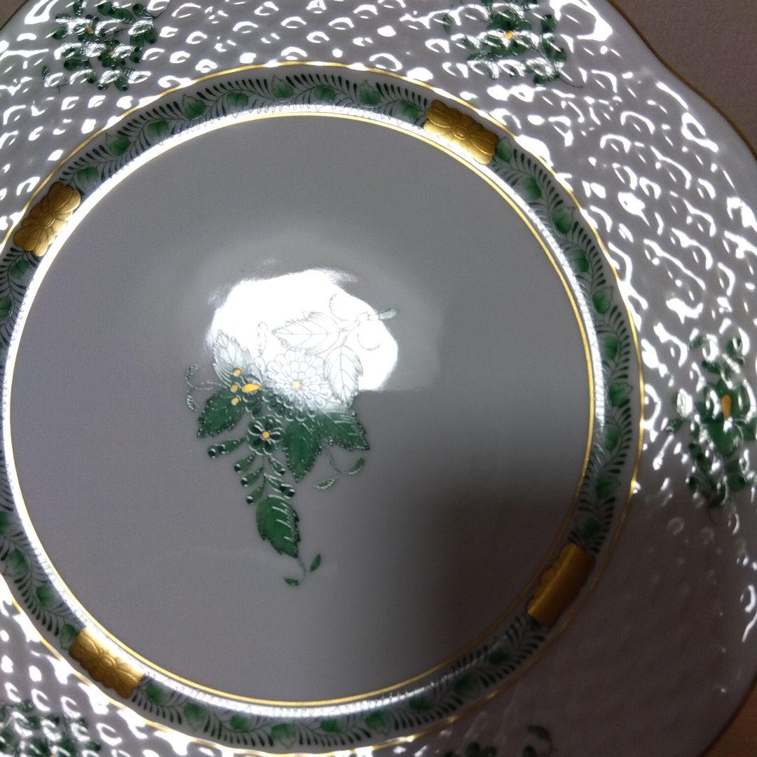 未使用品 HEREND　ヘレンド アポニー デザートプレート ペア2枚 19cm