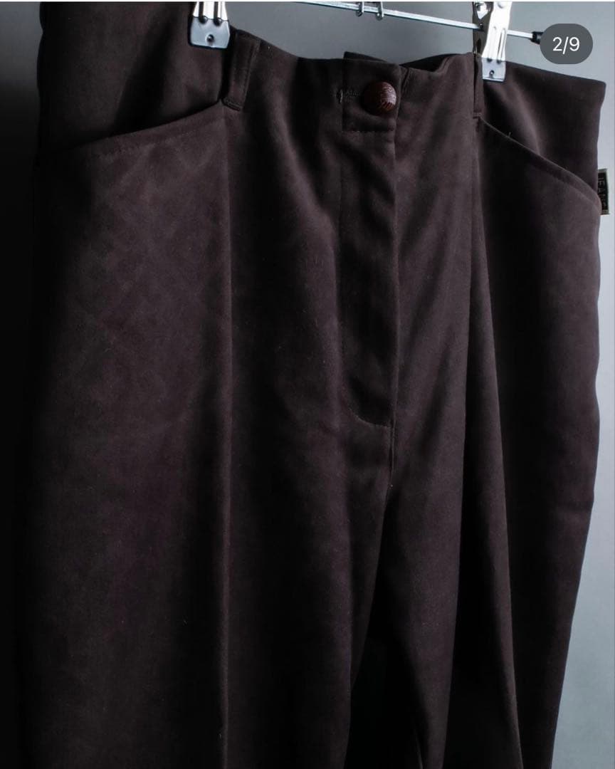 \"FENDI\" ベロアスラックス