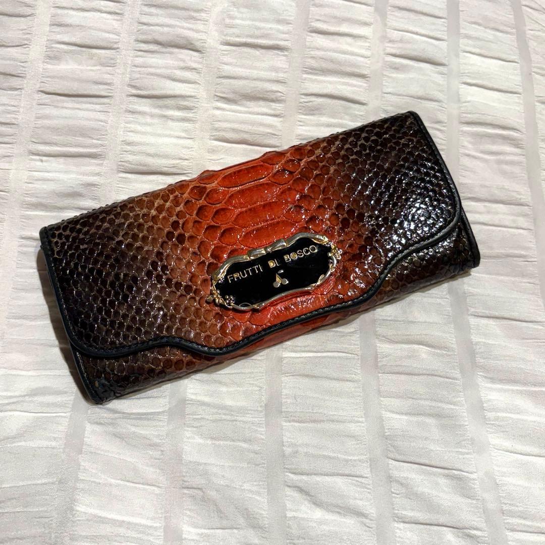 【年始限定セール】フルッティディボスコ　パイソン　財布