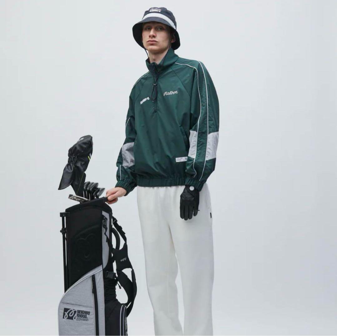 NH X MALBON QUARTER ZIP JACKET XLサイズ