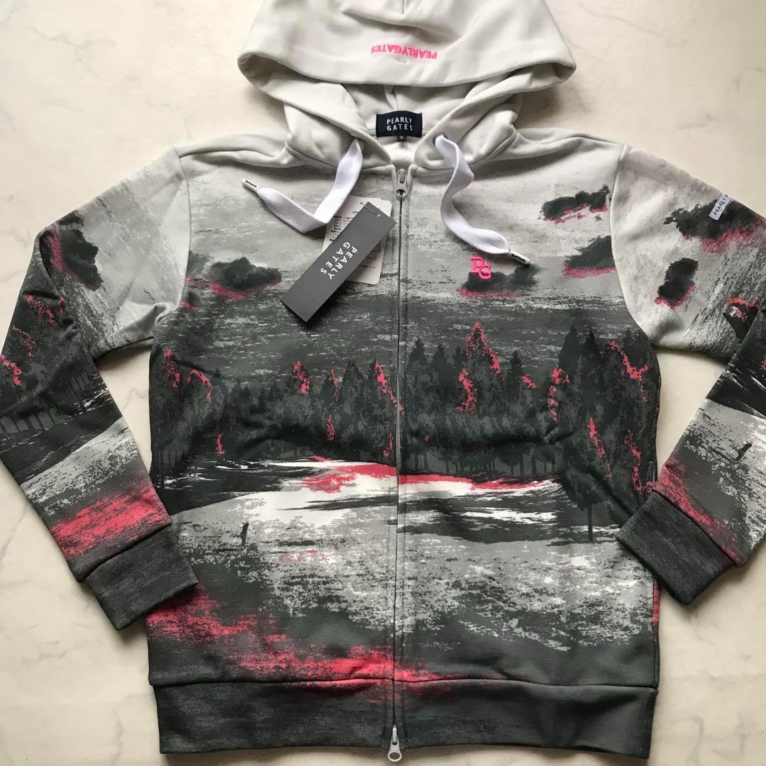 定価66000円【新品】レディース パーリーゲイツ総柄フーディ&スカートセット